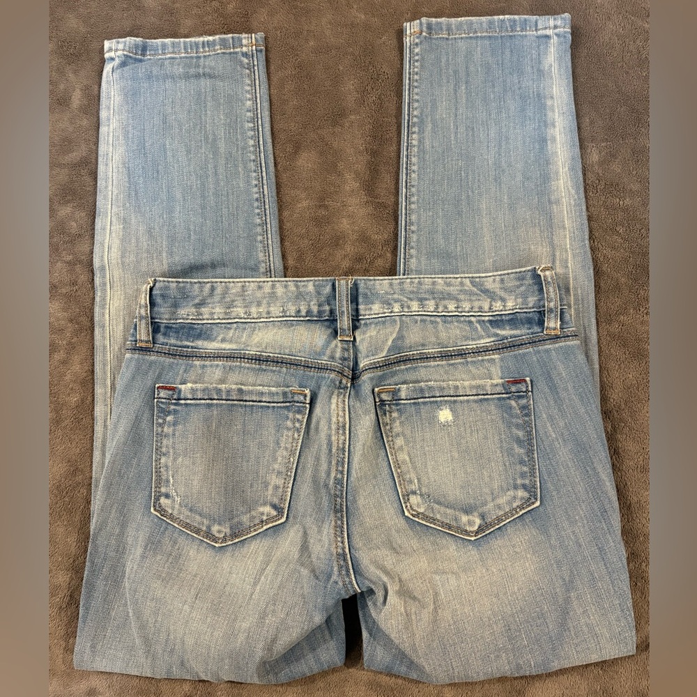 🩵LOFT • Modern Slim lightly distressed jeans • 27/4P • GUC - Picture 7 of 10